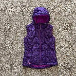 Outdoor Research ladies down Aria vest size XS